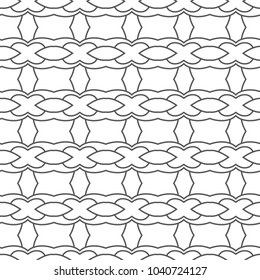 Seamless geometric ornamental vector pattern