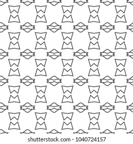 Seamless geometric ornamental vector pattern