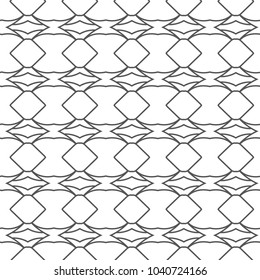 Seamless geometric ornamental vector pattern