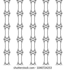 Seamless geometric ornamental vector pattern