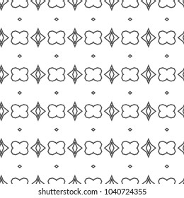 Seamless geometric ornamental vector pattern