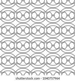 Seamless geometric ornamental vector pattern