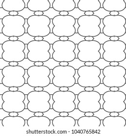 Seamless geometric ornamental vector pattern
