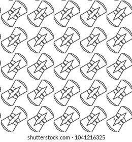 Seamless geometric ornamental vector pattern