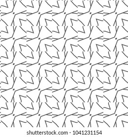 Seamless geometric ornamental vector pattern