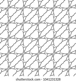Seamless geometric ornamental vector pattern