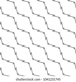 Seamless geometric ornamental vector pattern