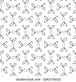 Seamless geometric ornamental vector pattern