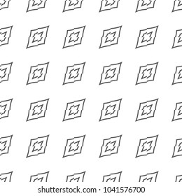 Seamless geometric ornamental vector pattern