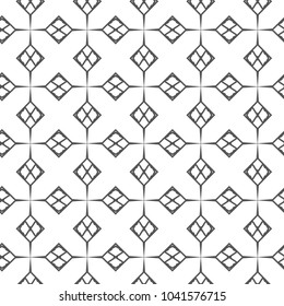Seamless geometric ornamental vector pattern