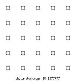Seamless geometric ornamental vector pattern