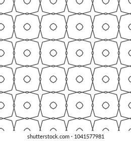 Seamless geometric ornamental vector pattern