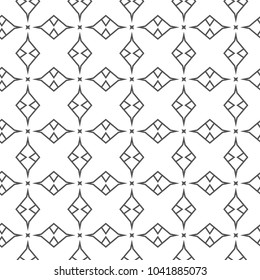 Seamless geometric ornamental vector pattern