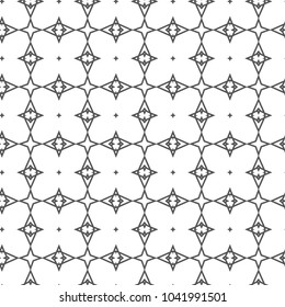 Seamless geometric ornamental vector pattern