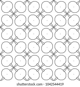 Seamless geometric ornamental vector pattern