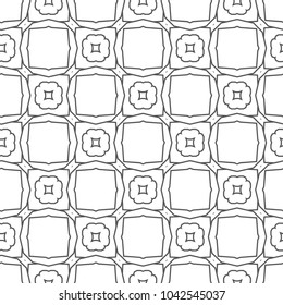 Seamless geometric ornamental vector pattern