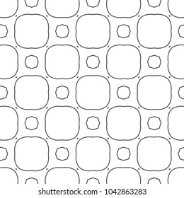 Seamless geometric ornamental vector pattern
