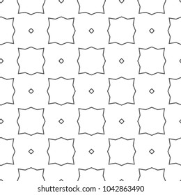 Seamless geometric ornamental vector pattern