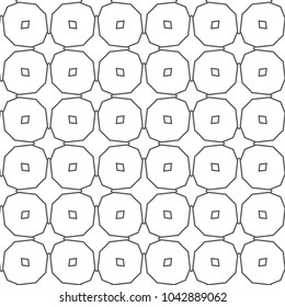 Seamless geometric ornamental vector pattern