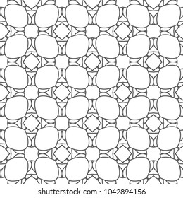 Seamless geometric ornamental vector pattern