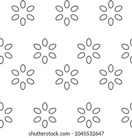 Seamless geometric ornamental vector pattern