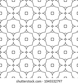 Seamless geometric ornamental vector pattern