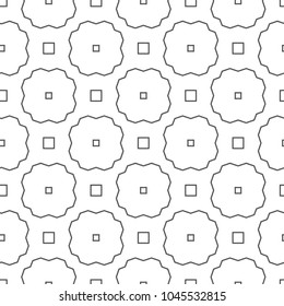 Seamless geometric ornamental vector pattern