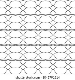 Seamless geometric ornamental vector pattern