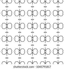 Seamless geometric ornamental vector pattern