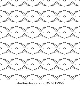 Seamless geometric ornamental vector pattern