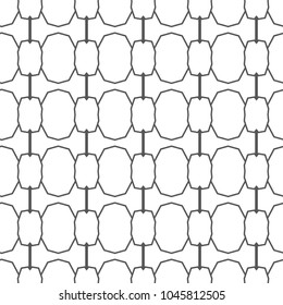 Seamless geometric ornamental vector pattern