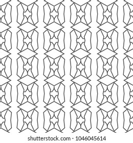 Seamless geometric ornamental vector pattern