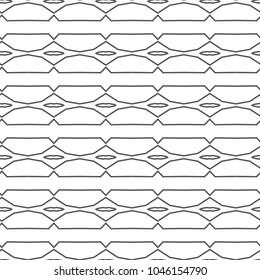 Seamless geometric ornamental vector pattern