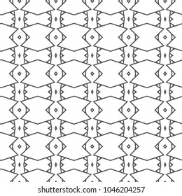 Seamless geometric ornamental vector pattern