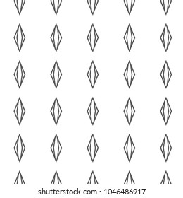 Seamless geometric ornamental vector pattern