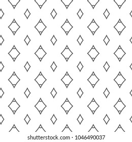 Seamless geometric ornamental vector pattern