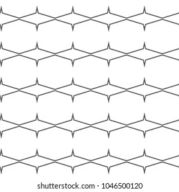 Seamless geometric ornamental vector pattern
