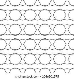 Seamless geometric ornamental vector pattern