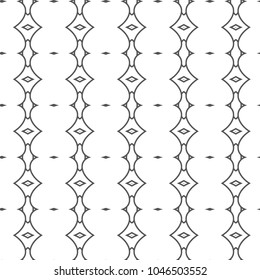 Seamless geometric ornamental vector pattern