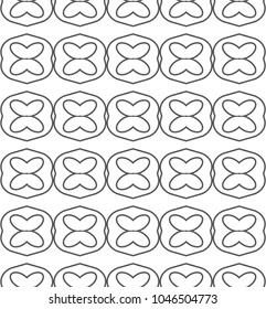 Seamless geometric ornamental vector pattern