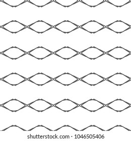 Seamless geometric ornamental vector pattern
