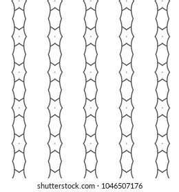 Seamless geometric ornamental vector pattern