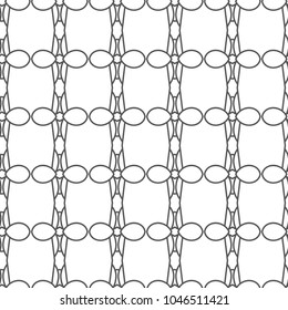 Seamless geometric ornamental vector pattern