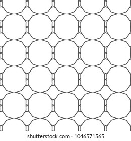 Seamless geometric ornamental vector pattern