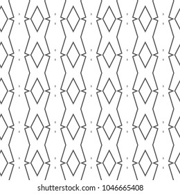 Seamless geometric ornamental vector pattern