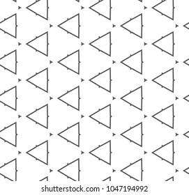 Seamless geometric ornamental vector pattern