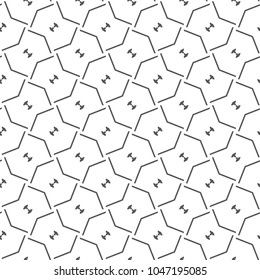Seamless geometric ornamental vector pattern