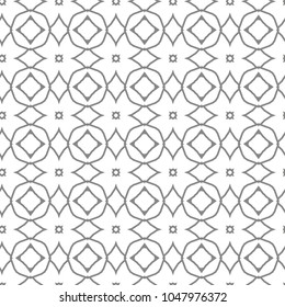 Seamless geometric ornamental vector pattern