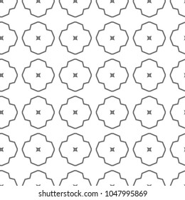 Seamless geometric ornamental vector pattern
