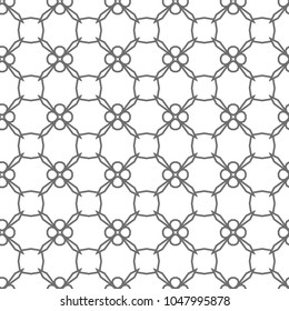 Seamless geometric ornamental vector pattern